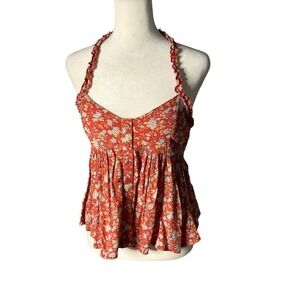 American Eagle Floral Summer Tank Size XS